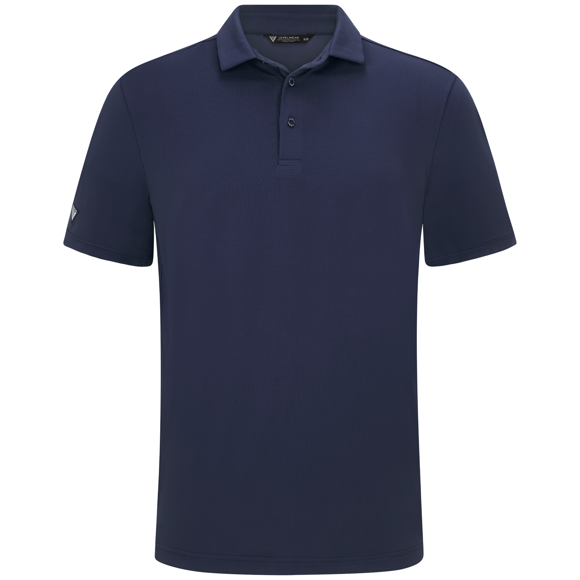 Blue golf shirt